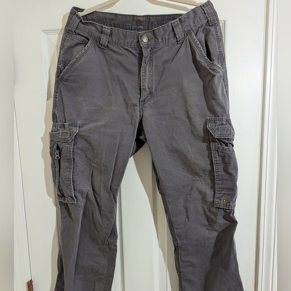 Grey Carhartt relaxed fit cargo pants 34 x 32